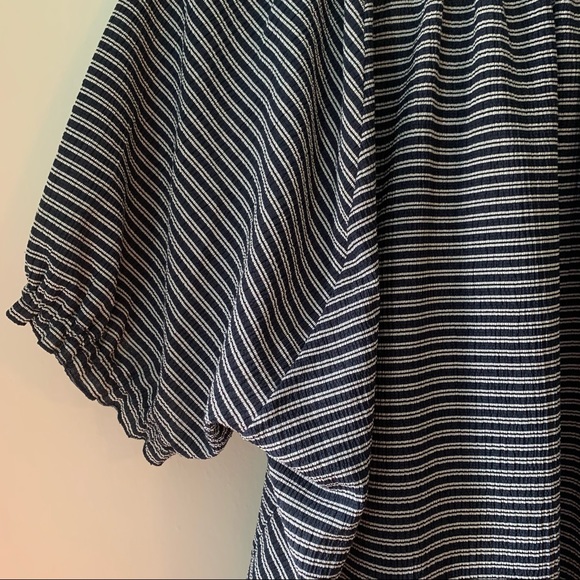 Madewell puff sleeve striped peasant top XXL - Picture 5 of 8